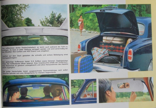 Peugeot 403 Modelprogram 1965 Carbrochure (7096)
